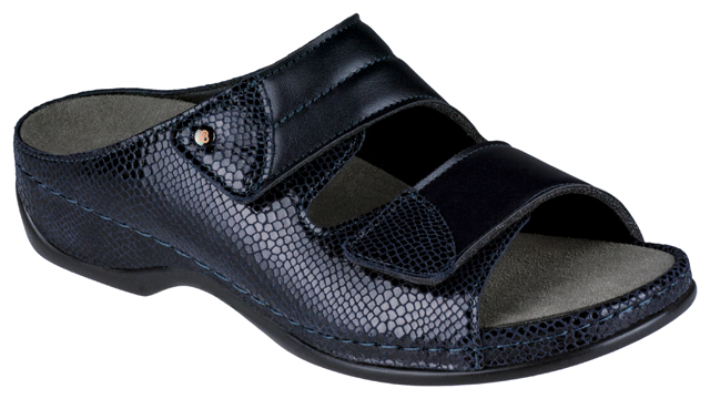 Ortopedinės šlepetės Berkemann, Finja mėlynos