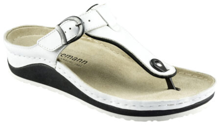 Ortopedinės šlepetės Berkemann, Mila baltos