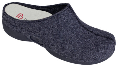 Kambarinės ortopedinės natūralaus veltinio šlepetės Berkemann, Lauren pilkos