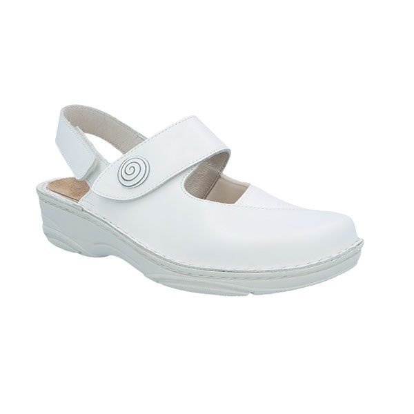 Ortopedinės basutės uždarais pirštais jautrioms pėdoms Berkemann, Helene baltos iki 42,5 dydžio