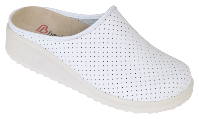 Medicininės šlepetės darbui Berkemann, Tec-Pro-Thordu baltos