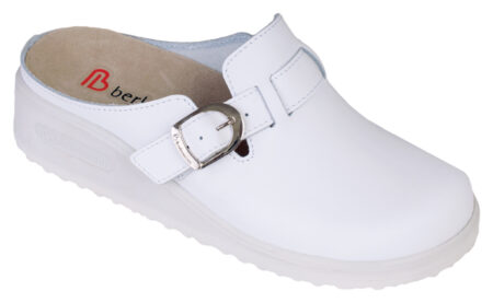 Ortopedinės darbo šlepetės Berkemann, Tec-Pro-Toivo baltos ISO 2034:2012