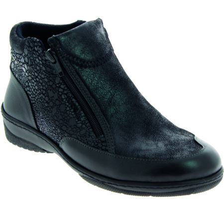 Bateliai ortopediniai PodoWell jautriems pirštams ir plačioms pėdoms (Hallux valgus), Marjorie juoda Dydžiai 38; 40; 41