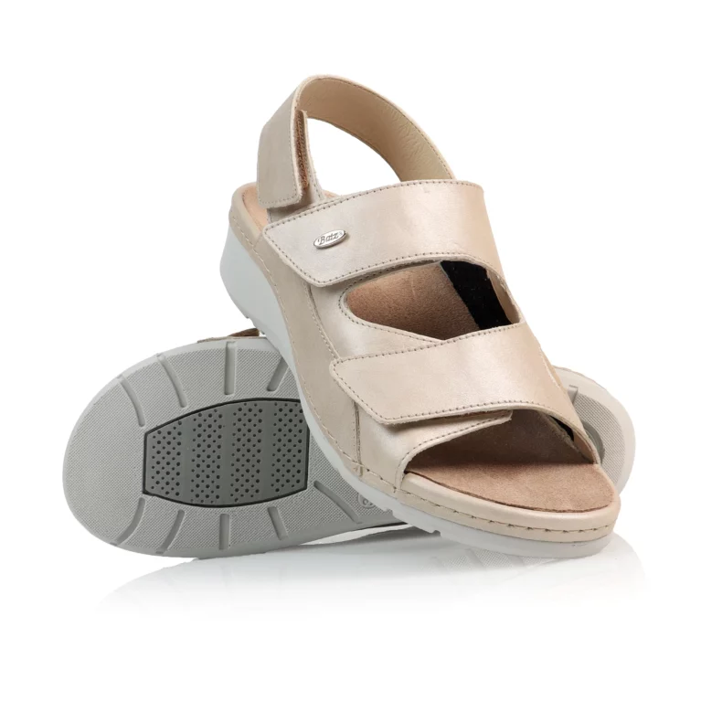 Basutės ortopedinės kulno skausmams ir Hallux valgus deformacijai (išimamas vidpadis) Batz, Tilda Beige