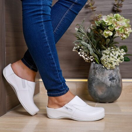 Ortopedinės šlepetės KULNO SKAUSMAMS Batz, FC10 balta