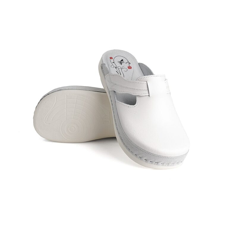 Ortopedinės klumpės su komforto vidpadžiu, Batz Flower baltos