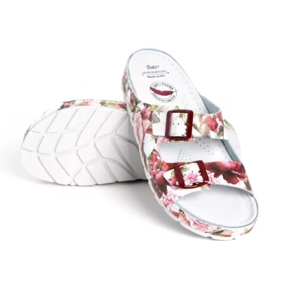 Ortopedinės šlepetės LENGVOS IR LANKSČIOS Batz, Zenna gėlėtos