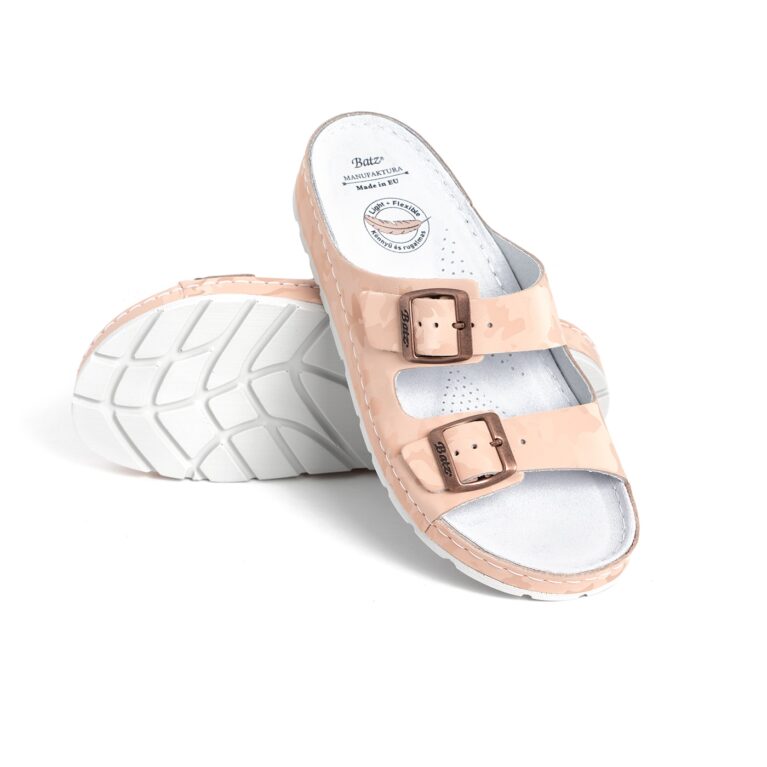 Ortopedinės LENGVOS IR LANKSČIOS šlepetės Batz, Zorka nude